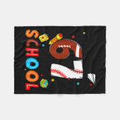 I Survived Sixty Seven Days Of School Funny Baseba Fleecedecke (Vorderseite (Horizontal))