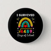 I Survived Square Root 4489 67 Days Of School Math Button (Vorderseite)