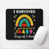I Survived Square Root 4489 67 Days Of School Math Mousepad (Mit Mouse)