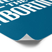 I Survived The Abortion Funny Sarcastic Quotes Poster (Ecke)