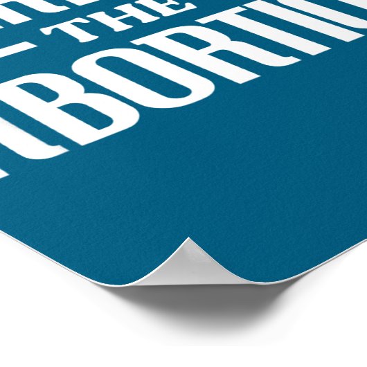 I Survived The Abortion Funny Sarcastic Quotes  Poster (Ecke)