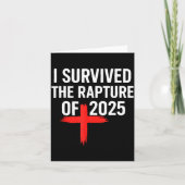 I Survived The Rapture Of 2025 Karte (Vorderseite)