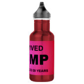 I Survived tRUMP Edelstahlflasche (Rechts)