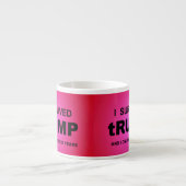 I Survived tRUMP Espressotasse (Vorderseite)