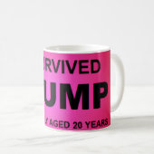 I Survived tRUMP Kaffeetasse (VorderseiteRechts)