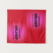 I Survived tRUMP Wandteppich (Vorderseite (Horizontal))