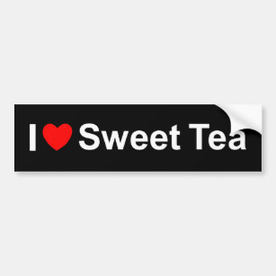 I süßer Tee der Liebe-(Herz) Autoaufkleber