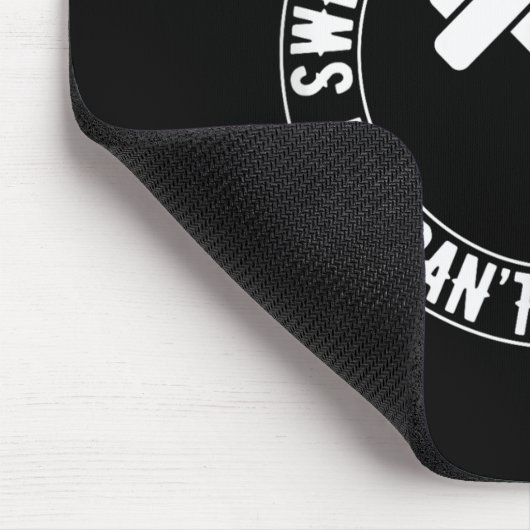 I Swear My Trainer Can’t Count Funny Gym Fitness  Mousepad (Ecke)