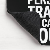 I Swear My Trainer Can't Count Gym  Mousepad (Ecke)