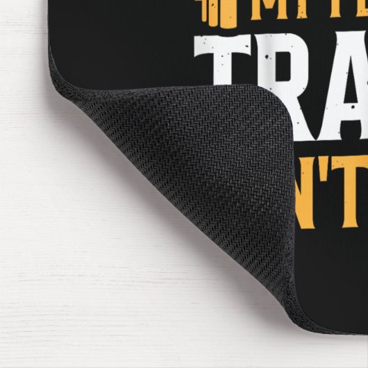 I Swear My Trainer Can't Count Mousepad (Ecke)