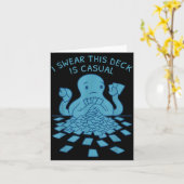 I Swear This Deck Is Casual Funny Tabletop Gamer Q Karte (Gelbe Blume)
