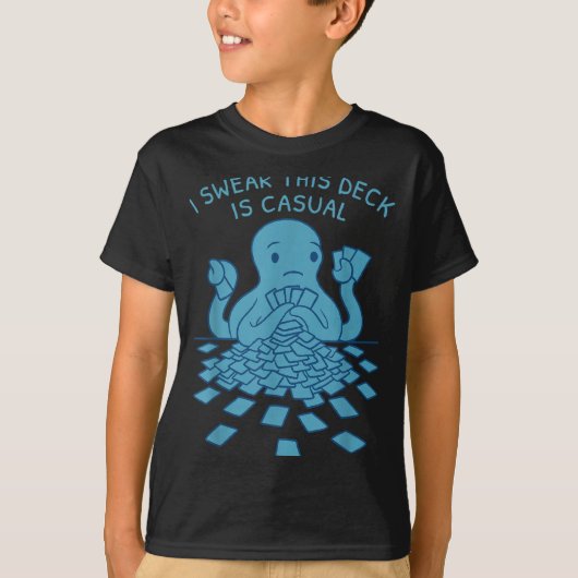 I Swear This Deck Is Casual Funny Tabletop Gamer Q T-Shirt (Vorderseite)