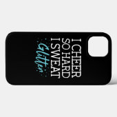 I Sweat Glitzer Cheerleader Cheerleader Case-Mate iPhone Hülle (Rückseite (Horizontal))