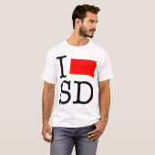 I T - Shirt der Liebe-Sd South Dakota (Vorne ganz)