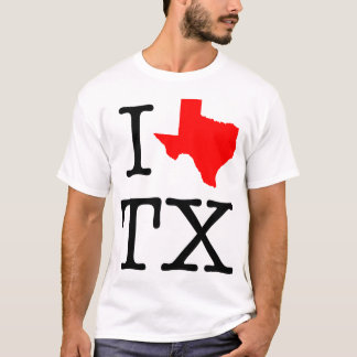 I T - Shirt der Liebe-TX Texas