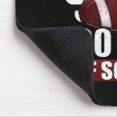 I Tackled 100 Day Of School Football 100th Days Te Mousepad (Ecke)