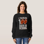 I Tackled 100 Day Of School Football Boy 100th Day Sweatshirt (Vorne ganz)