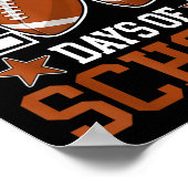 I Tackled 100 Day Of School Funny 100th Day School Poster (Ecke)