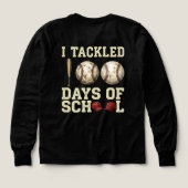 I Tackled 100 Days of School, Baseball Design (Design Rückseite)