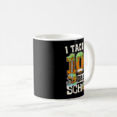 I Tackled 100 Days Of School Football Ice Cream Dr Kaffeetasse (VorderseiteRechts)