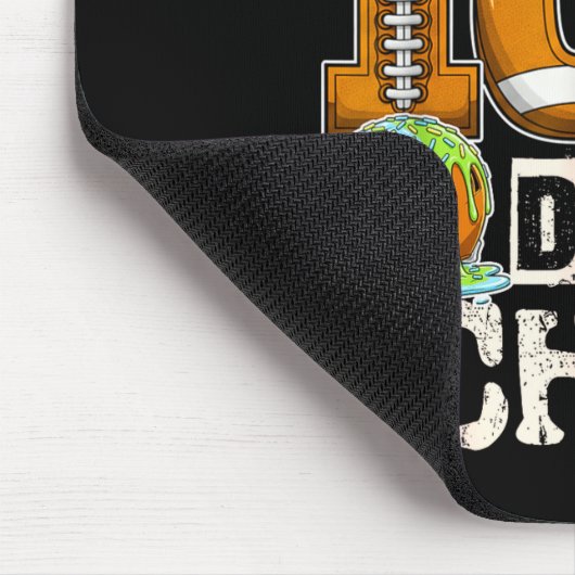 I Tackled 100 Days Of School Football Ice Cream Dr Mousepad (Ecke)