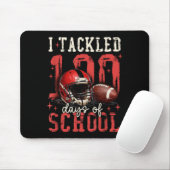 I Tackled 100 Days Of School Football Men Boy Kid Mousepad (Mit Mouse)