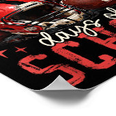 I Tackled 100 Days Of School Football Men Boy Kid Poster (Ecke)