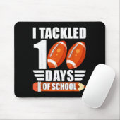 I Tackled 100 Days Of School For Teacher Kids Boys Mousepad (Mit Mouse)