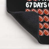 I Tackled 67 Days Of School Football 67 Boys Girls Mousepad (Ecke)