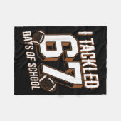 I Tackled 67 Days Of School Funny Six Seven Meme F Fleecedecke (Vorderseite (Horizontal))