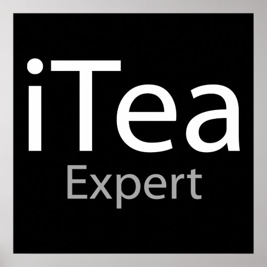 i Tea Expert (IT-Experte) Poster (Vorne)