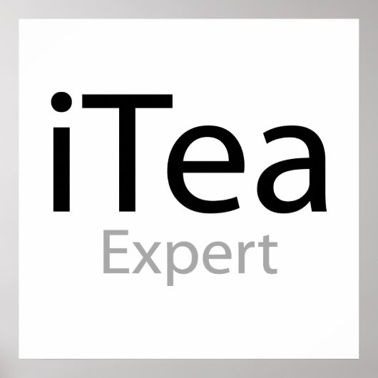 i Tea Expert Poster (Vorne)