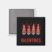 I Teach Cutest Little Valentines Gnomes Love Teach Magnet (Vorderseite/Rückseite)