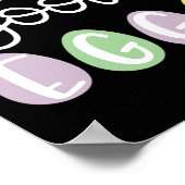 I Teach Good Eggs School Easter Bunny Eggs Easter  Poster (Ecke)