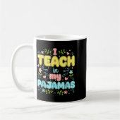 I Teach In My Pajamas Funny Online Virtual Teacher Kaffeetasse (Links)