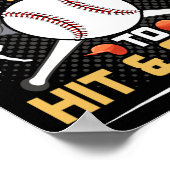 I Teach Kids To Hit And Steal Sell Coach  Poster (Ecke)