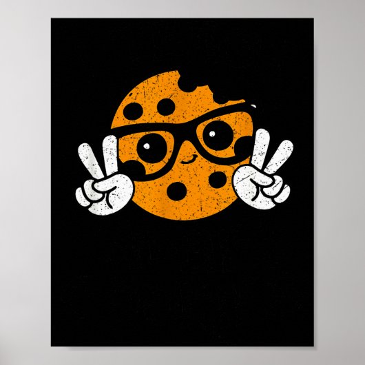 I Teach Smart Cookies Christmas Teacher Teaching X Poster (Vorne)