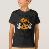 I Teach Smart Cookies Christmas Teacher Teaching X T-Shirt (Vorderseite)