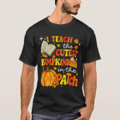 I Teach The Coolest Pumpkins In The Patch Teacher  T-Shirt (Vorderseite)