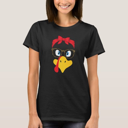 I Teach The Cutest Little Turkeys Thanksgiving For T-Shirt (Vorderseite)