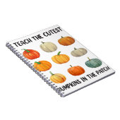 I Teach The Cutest Pumpkins In the Patch Halloween Notizblock (Rechte Seite)