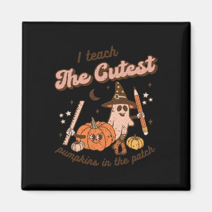 I Teach The Cutest Pumpkins In the Patch Retro Tea Magnet