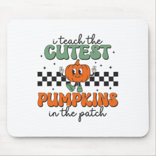 I Teach The Cutest Pumpkins In the Patch Retro Tea Mousepad