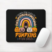 I Teach The Cutest Pumpkins In the Patch Retro Tea Mousepad (Mit Mouse)