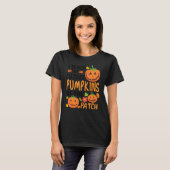 I Teach The Cutest Pumpkins In The Patch Teacher F T-Shirt (Vorne ganz)