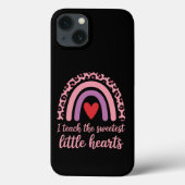 I Teach The Sweetest Hearts Rainbow Teacher Case-Mate iPhone Hülle (Rückseite)