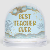 I Teach Therefore I Sparkle Best Teacher Ever Schneekugeln (Rückseite)