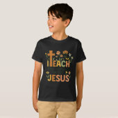 I Teach Tiny Humans About Jesus Christian Teacher T-Shirt (Vorne ganz)