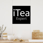 i Tee Experte (IT-Experte) Poster (Küche)