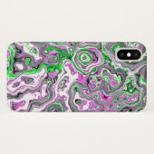 I-Telefongehäuse/Abdeckung aus rosa und grünem Mar Case-Mate iPhone Hülle (Rückseite (Horizontal))